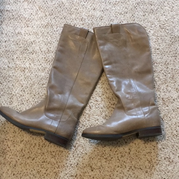 franco fortini Shoes - Franco Fortini Wide Calf Taupe Boots